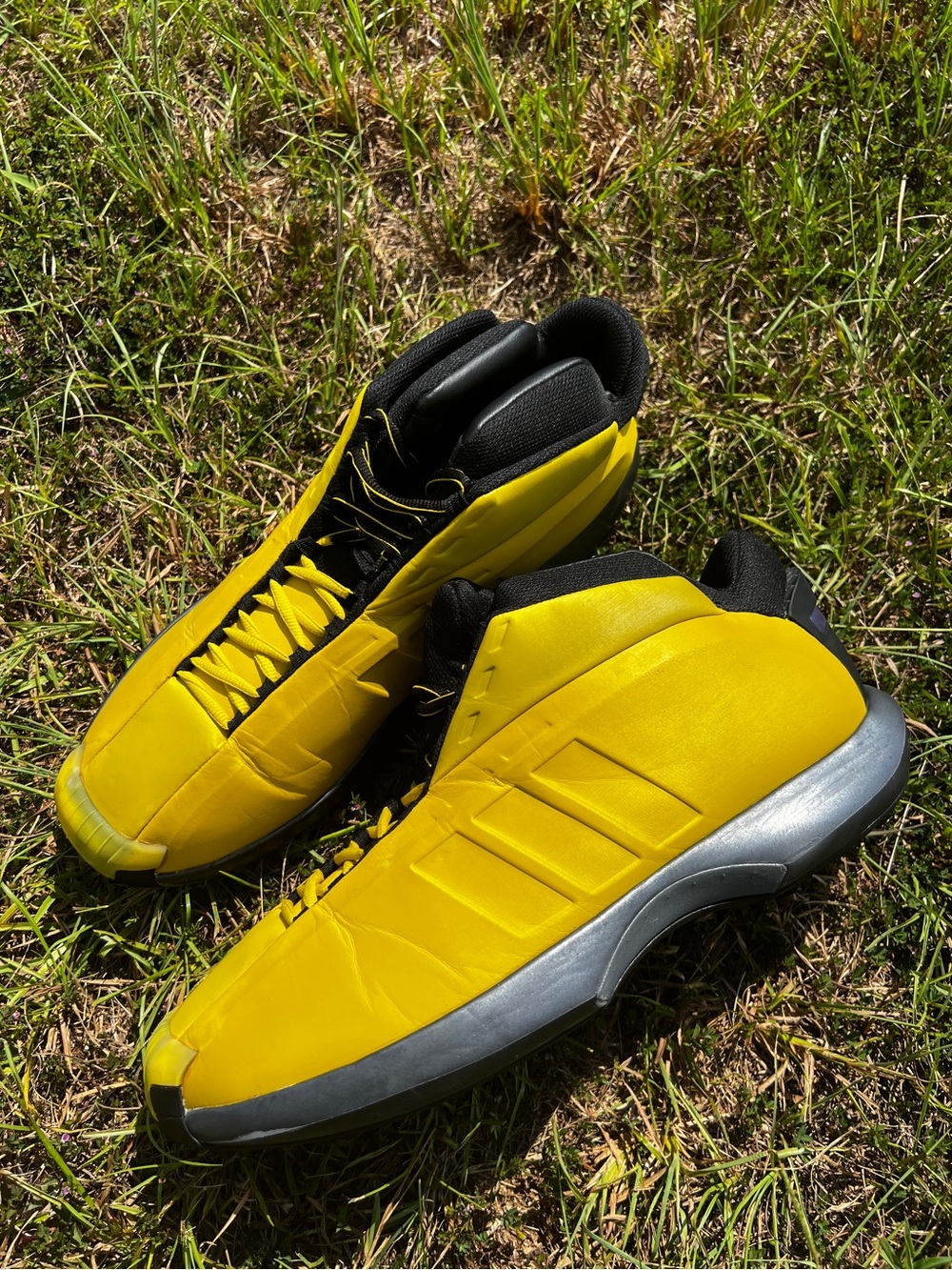 CLEAN Adidas size 15 Mens Crazy 1 Kobe Sunshine Lakers shoes